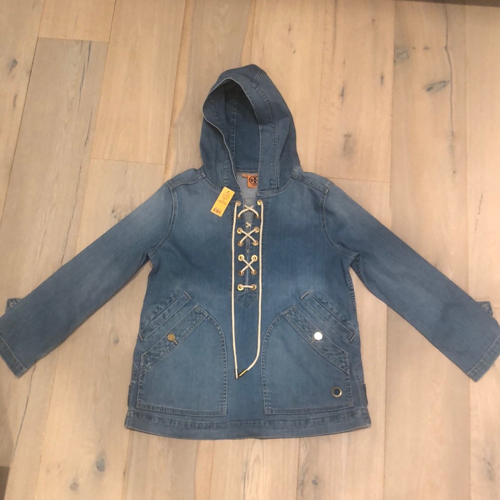 Tory Burch Denim Popover Size M
